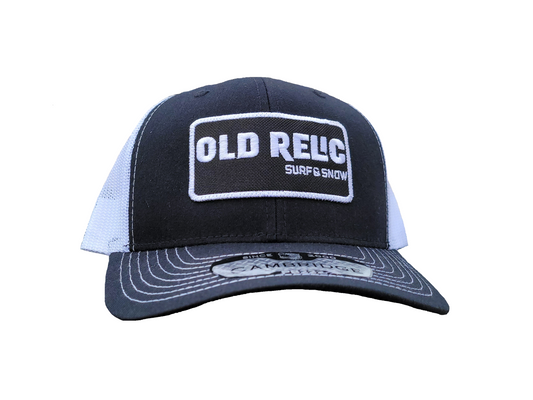 Old Relic Black & White Trucker Hat