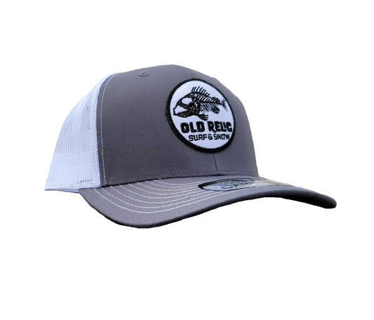 Old Relic Gray & White Trucker Hat